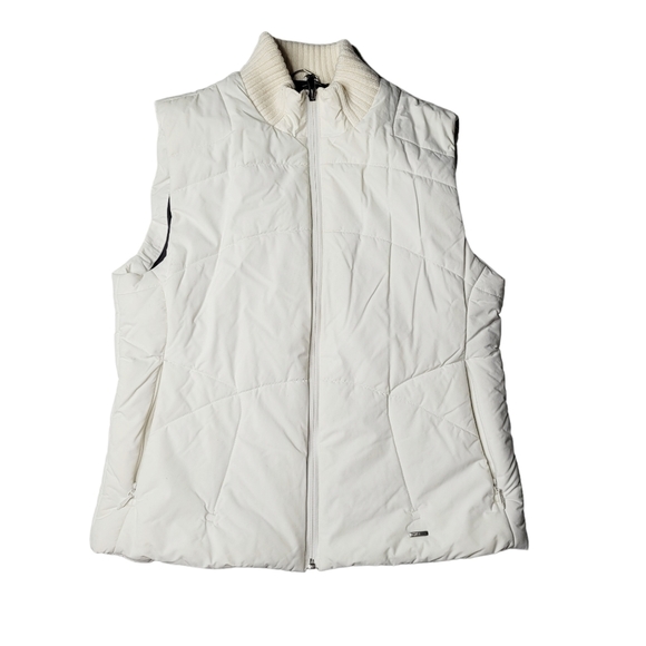 Lole Jackets & Blazers - Lole Puffer Winter White Vest Large